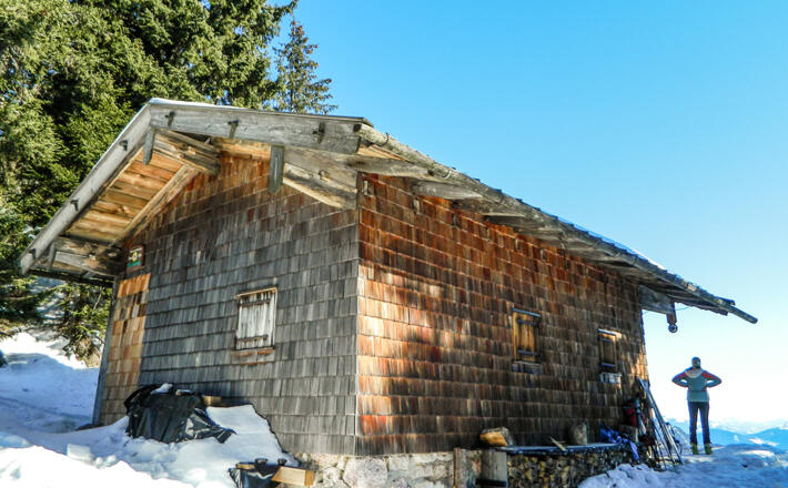 Die Diensthütte in der Törlscharte