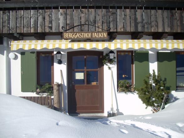 Eingang Falkenhütte