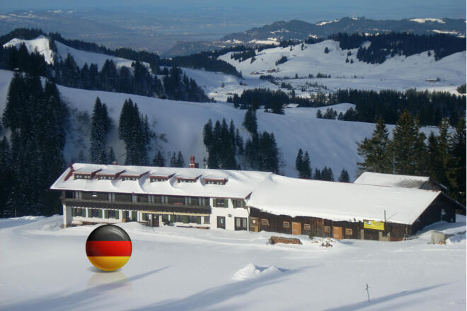 Falkenhütte Berggasthof 1440 M Flagge
