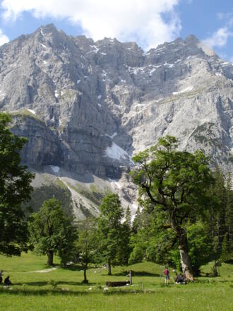 Am Kleinen Ahornboden.