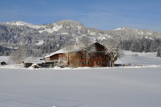 Haus im Winter