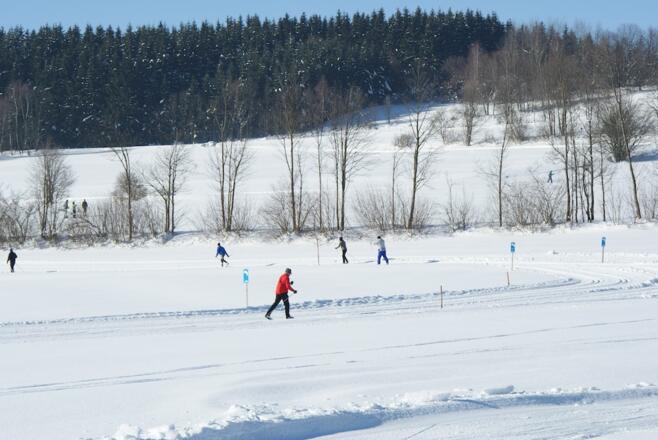 Bergaufschleife im Mittelteil