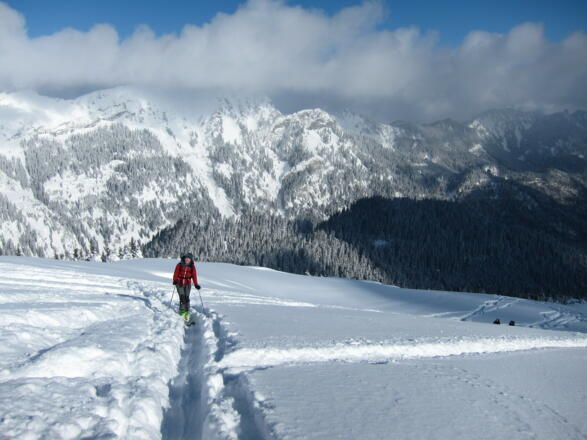 Aufstieg zur Scheinbergspitze