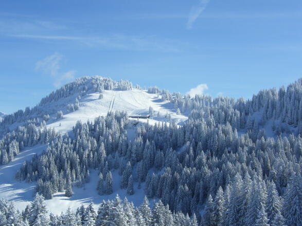 Bergblick mit Falkenhütte