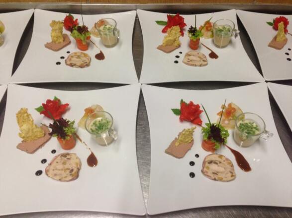 Angerichtete Speißen