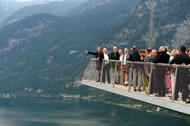 Aussichtsplattform Salzwelten Hallstatt Welterbeblick Hallstatt