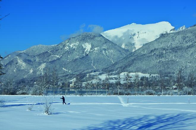 Langlaufen am Wolfgangsee