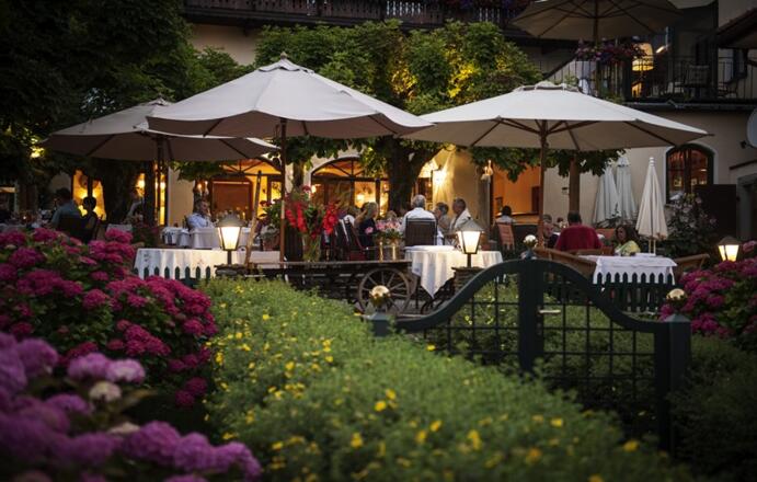 Restaurant \&quot;das Bräu\&quot; Gastgarten