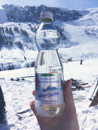 Silberquelle in den Bergen