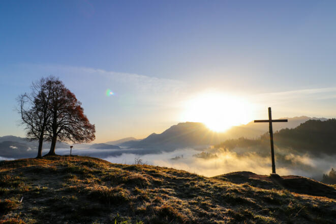 Sonnenaufgang auf dem Hocheck