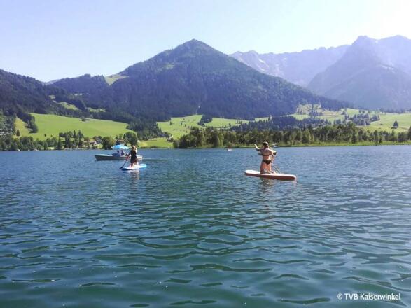 Badespaß am Walchsee im Kaiserwinkl