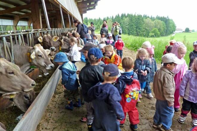Besuch vom Kindergarten
