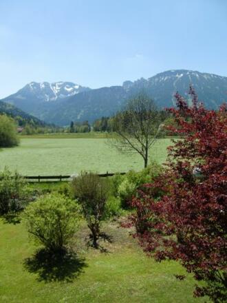 Blick von Balkon auf den Breitenberg