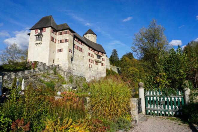 Blick auf Schloss Matzen