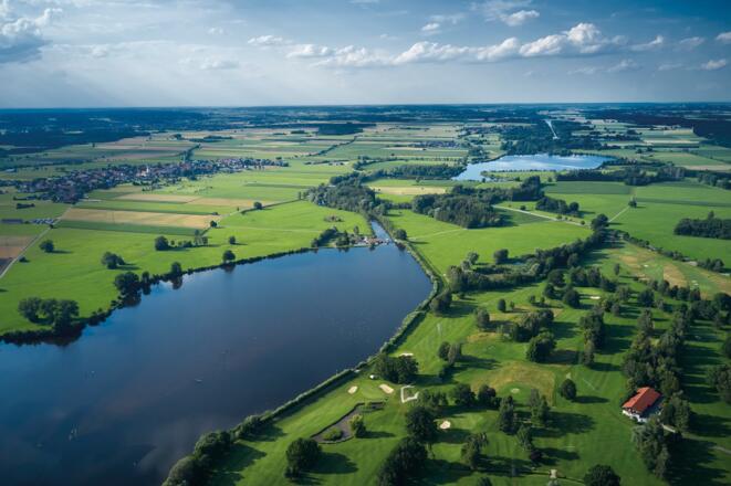 Seenlandschaft bei Bad Wörishofen, Glücksseen-Weg