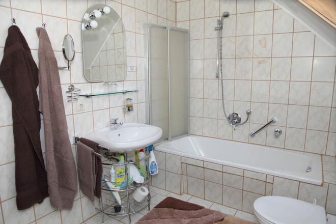 Ferienhaus Grimm Bad Gögging Badezimmer