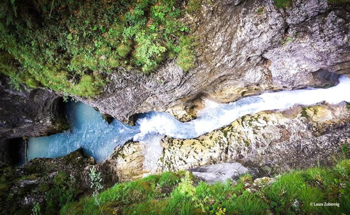 Geisterklamm in Leutasch von Oben