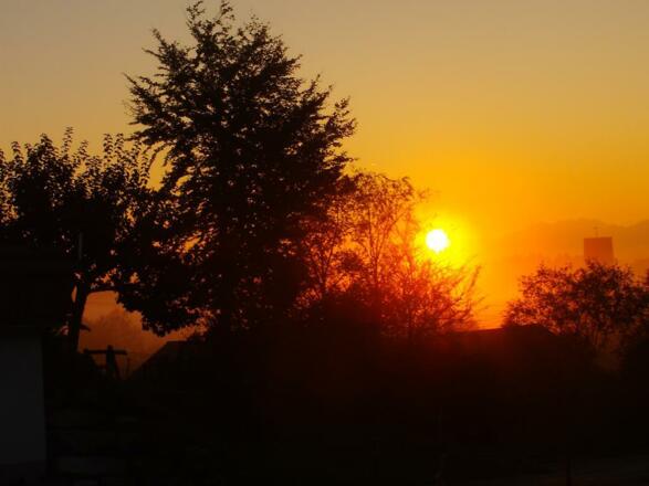 Sonnenaufgang in Maria-Rain