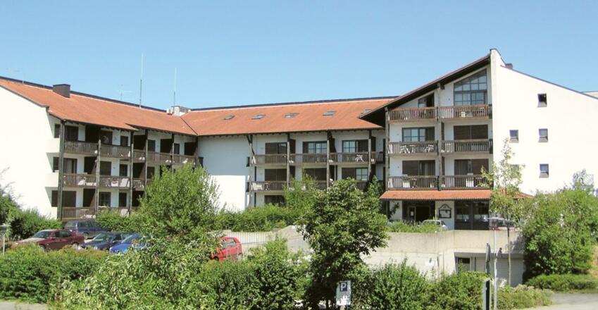 Hausansicht Hotelappartements im Centurio