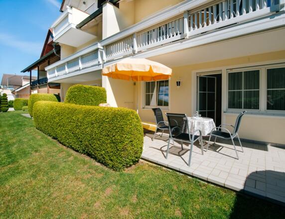 Ferienwohnungen Kirchner Bad Gögging Terrasse