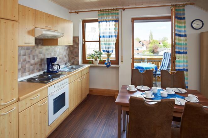 Wohnküche Ferienwohnung Nr. 6 Haus Sabine