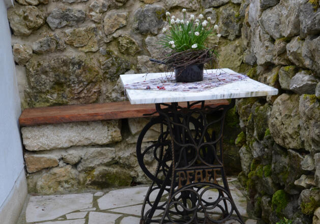 Romantische Sitzecke