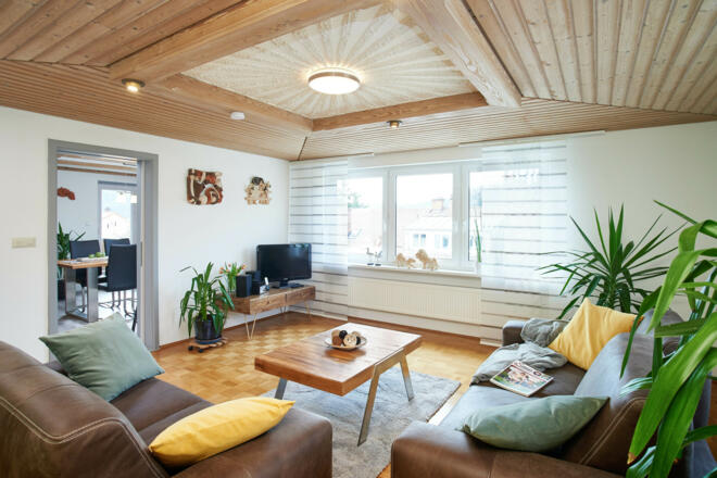 Wohnzimmer - Ferienwohnung Käufl