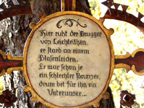 Grabstein Brugger von Leichteithen