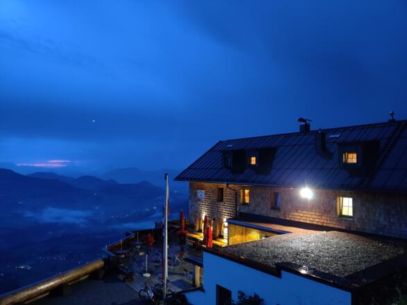 Abendstimmung mit Blick nach Westen