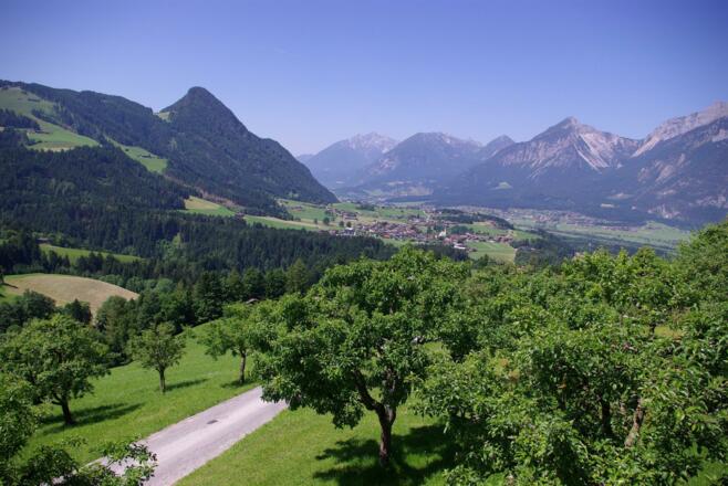 Schöner Ausblick vom Pinzgerhof