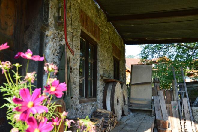 Freilichtlichtausstellung Mühlenweg in Nußdorf am Inn