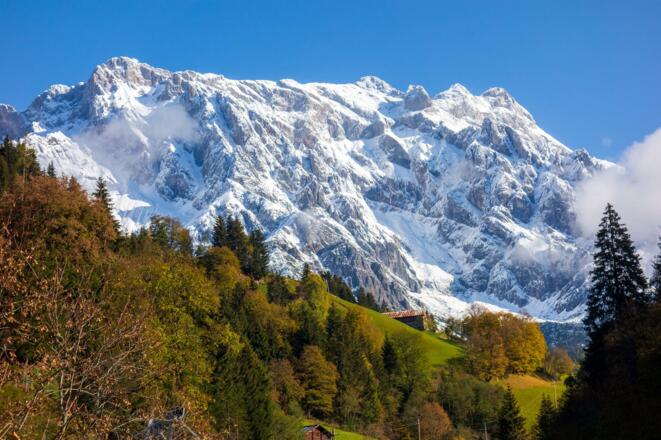 Almhäusl Herbstpanorama