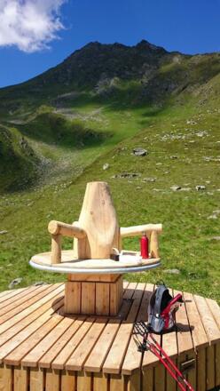 Ein schöner Rastplatz auf dem Hühnerspiel