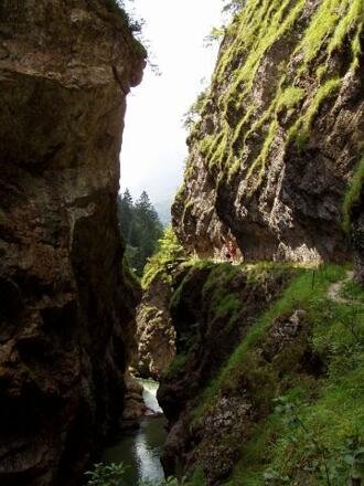 Tiefenbachklamm Brandenberg, Schluchtstrecke