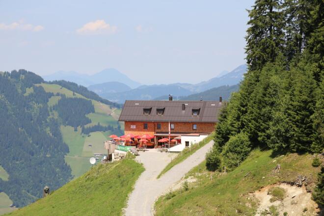 Blick aus der Alpenrosenbahn