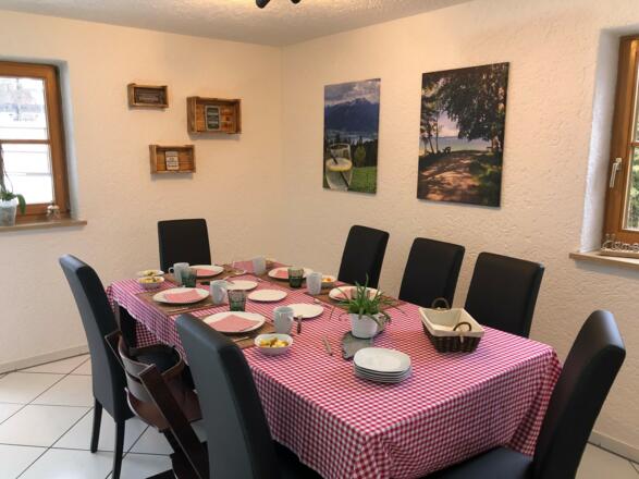 Essbereich für 8 Personen