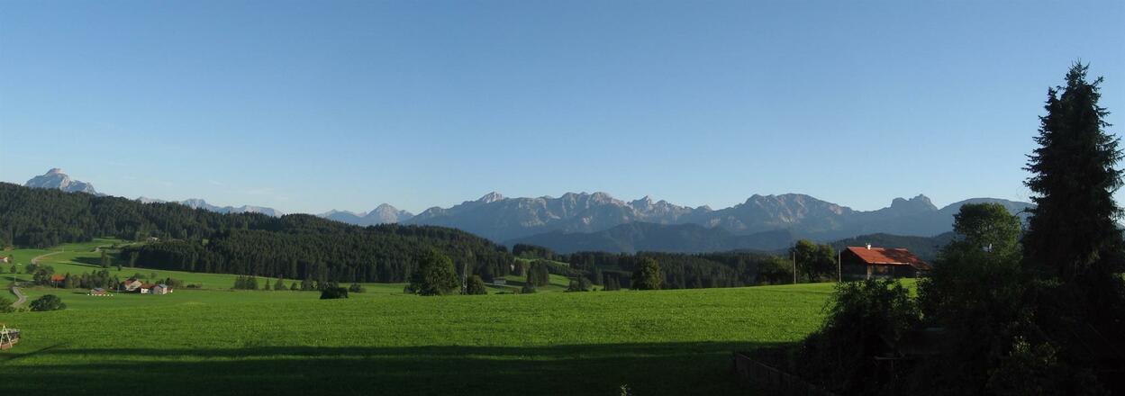 Aussicht vom Balkon