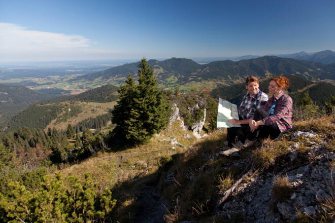 Auf dem Weg zum Pürschling - Hüttenwanderung - Hüttenwoche Ammergauer Alpen
