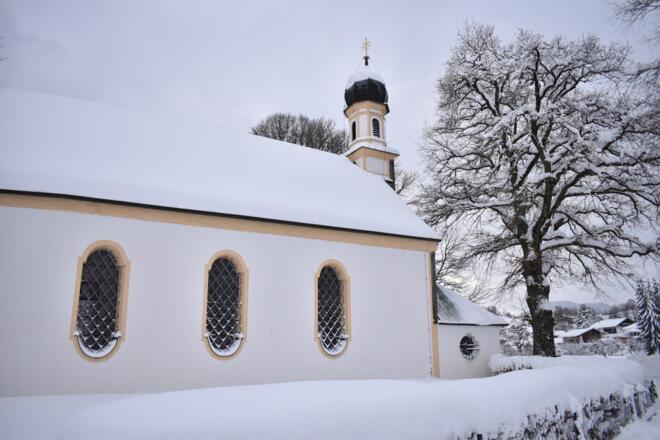 St. Rochus Kirche im Winter