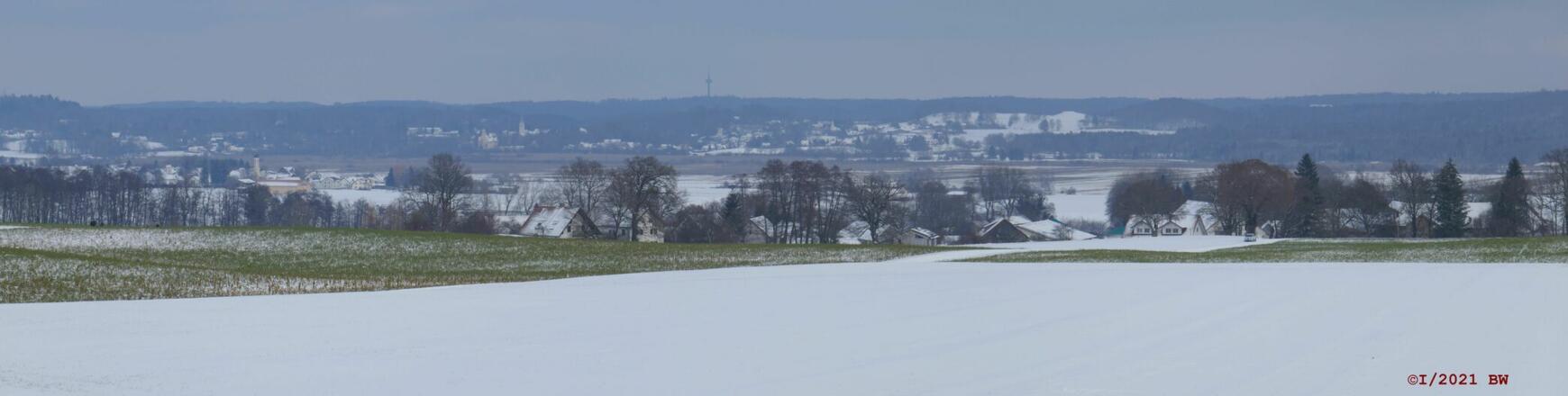 Blick vom Schöneberg ins Ampermoos