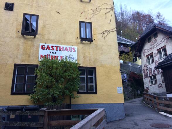 Gasthaus Mühle im Zentrum von Hallstatt