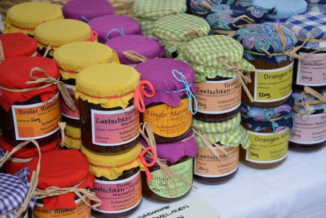 Marmelladengläser Bauernmarkt Brixlegg