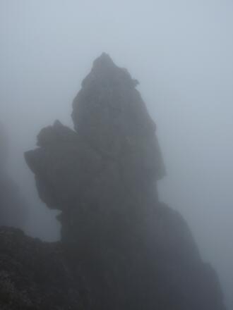 Mystische Stimmung auf dem Drei-Schwestern-Steig