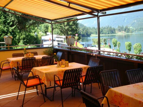 Terrasse Restaurant Camping Seehof