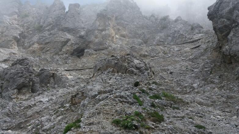 Ein Blick auf die phantastische Steiganlage im Fürstensteig.
