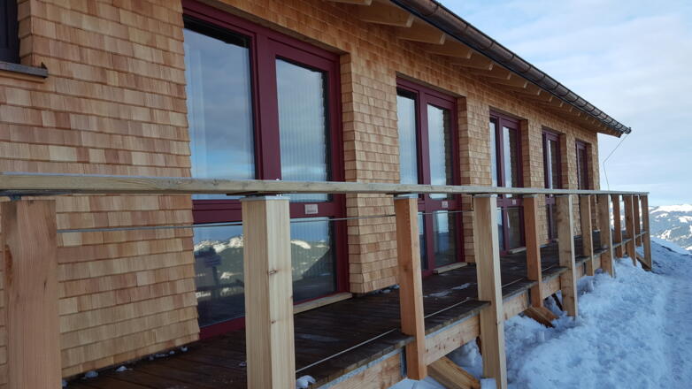Schlafen mit Panoramablick auf dem Breitenberg