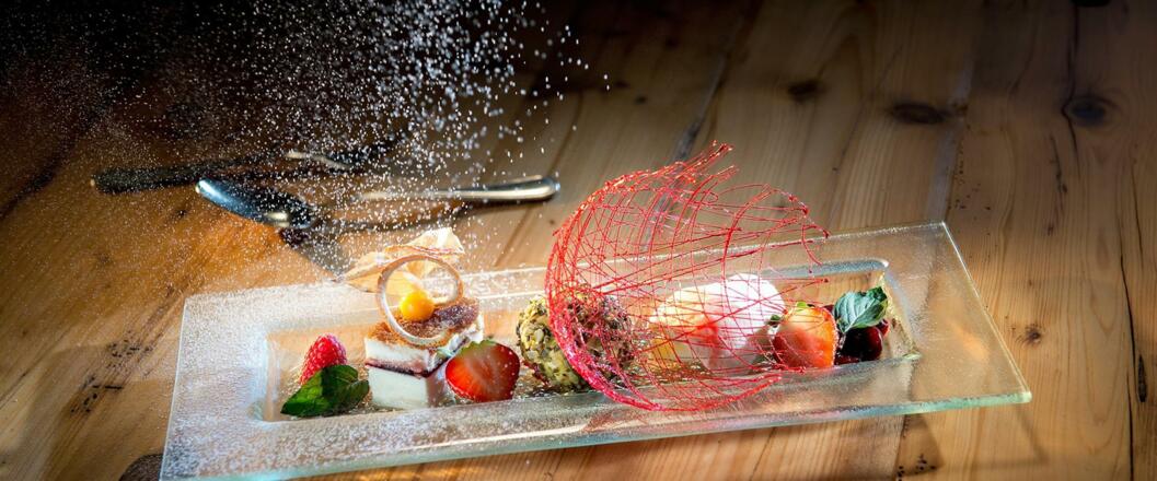 Nachspeise Deko Böglerhof