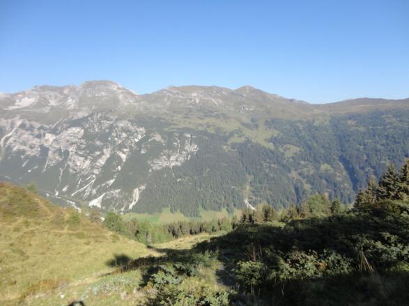 Von Links: Muttenkopf, Am hohen Kreuz und Rötenspitze