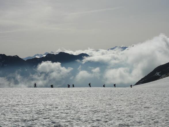 Übeltalferner zwischen Sonnklarspitze und Müllerhütte