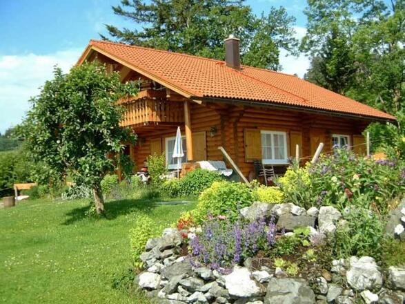 Unser Blockhaus mit Solarium